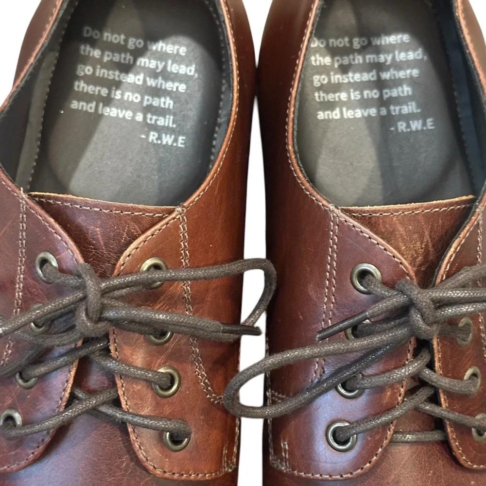 Helm The Bradley Full Grain Krumenauer Leather Dress Shoes Brown Men’s 13 $230